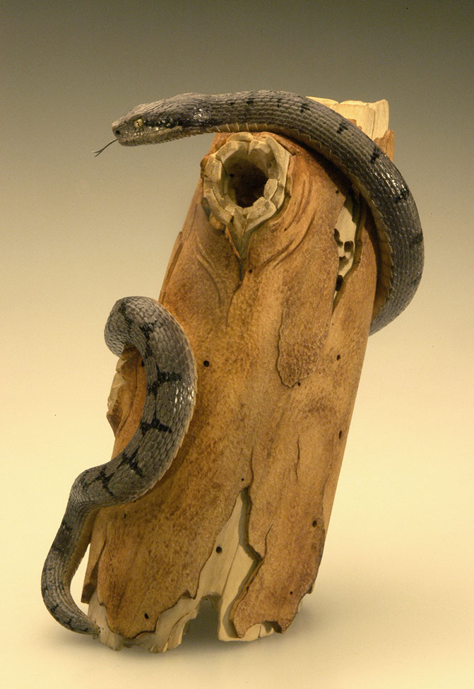 viper around branch, Cornel, Schneider, Boxwood, Buchsbaum,&nbsp; jpeg, jpg, scuplture, Schnitzerei, Carving, okimono