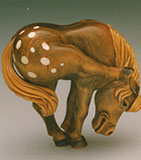 Jolly Jumper, Horse, Pferd, Cornel, Schneider, Boxwood, Buchsbaum, Bone, Knochen, jpeg, jpg, scuplture, Schnitzerei, Carving, netsuke